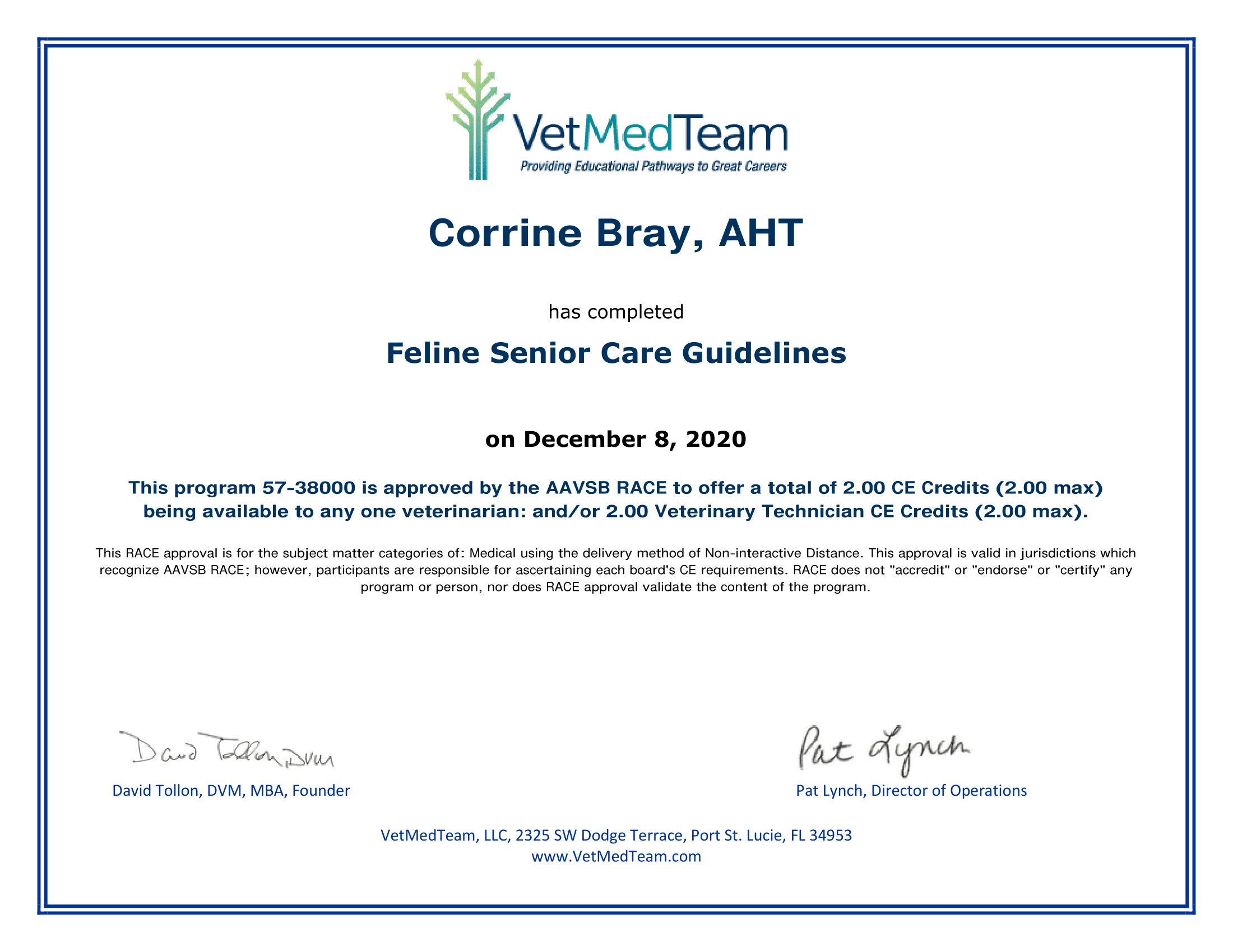 Feline Senior Care