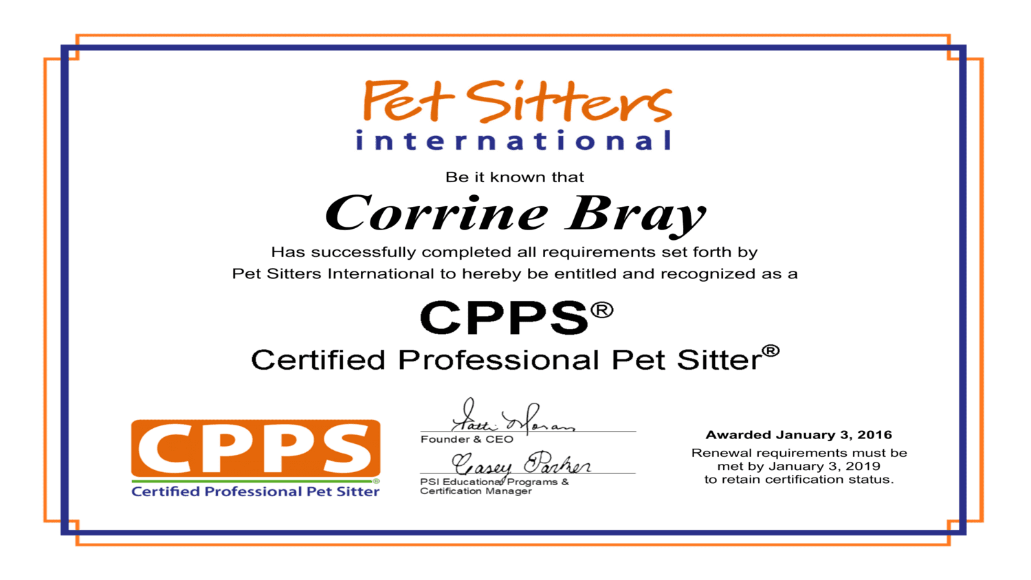 PPSI Certificate